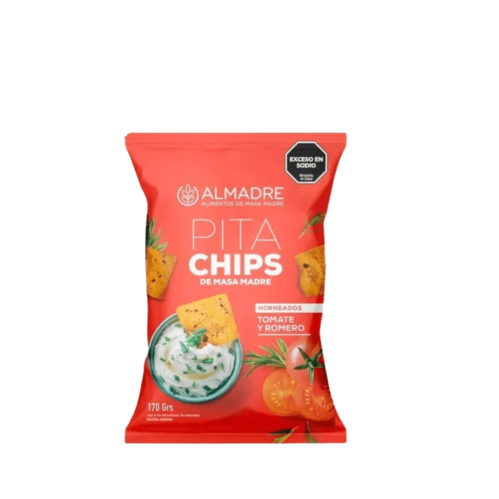 PITACHIPS TOMATE Y ROMERO  *115G ALMADRE