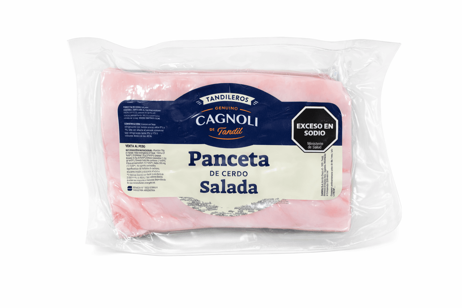 PANCETA DE CERDO SALADA CAGNOLI * PESO