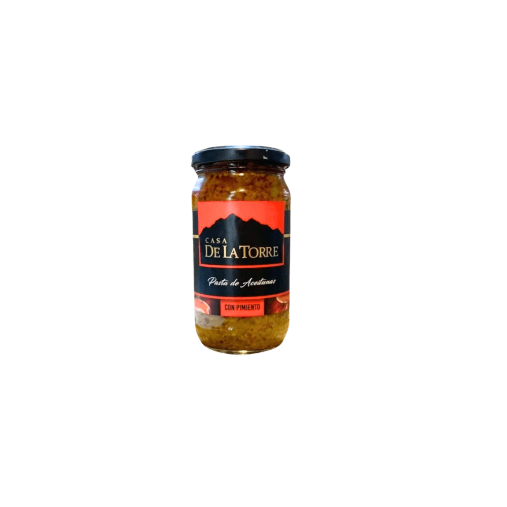 PASTA DE ACEITUNAS VERDES CON PIMIENTO *300G CASA DE LA TORRE