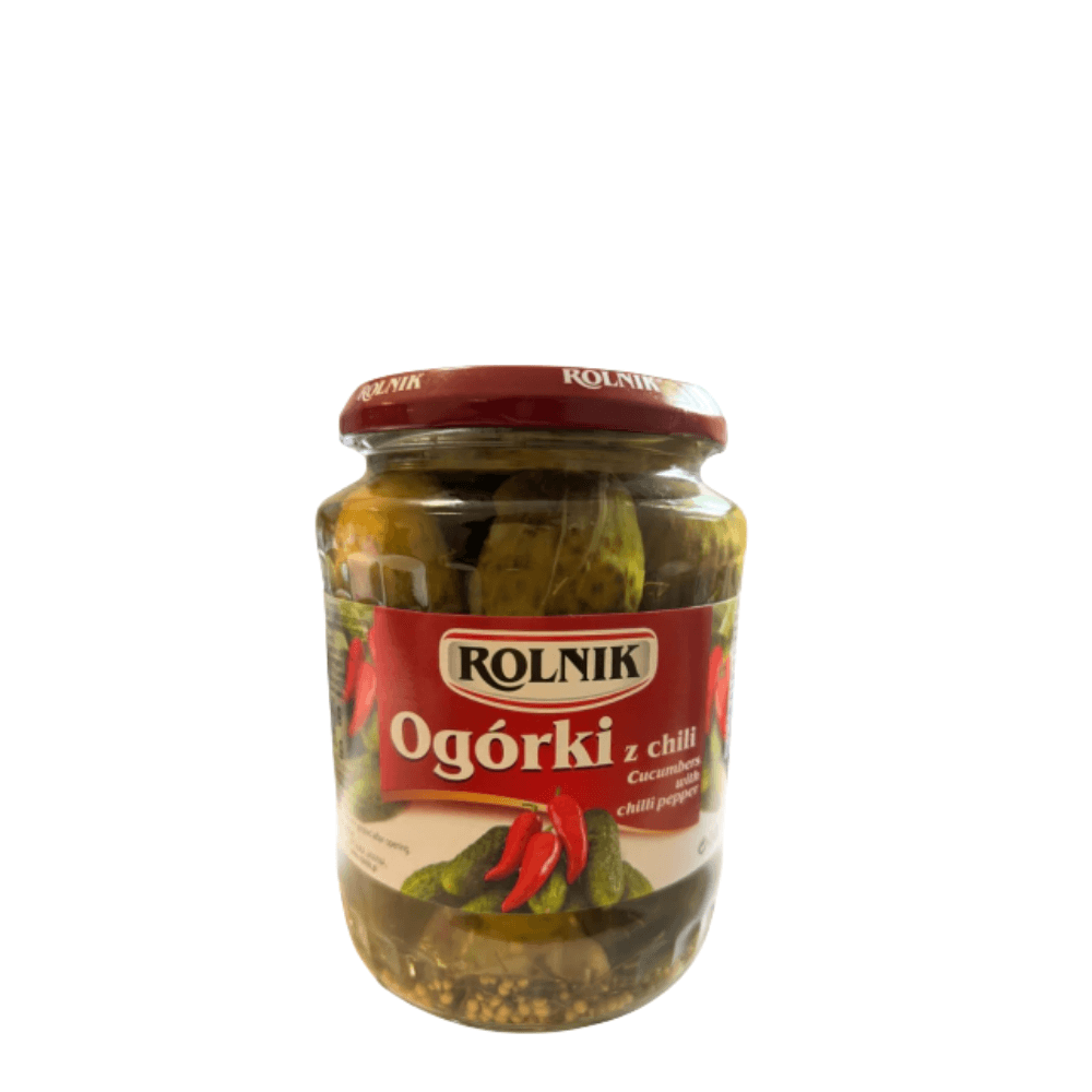 PEPINOS Y AJIES PICANTES DULCES EN SALMUERA *650 ROLNIK