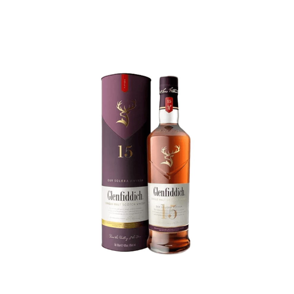 ESTUCHE TUBO WHISKY GLENFIDDICH MALT 15YO *750ML