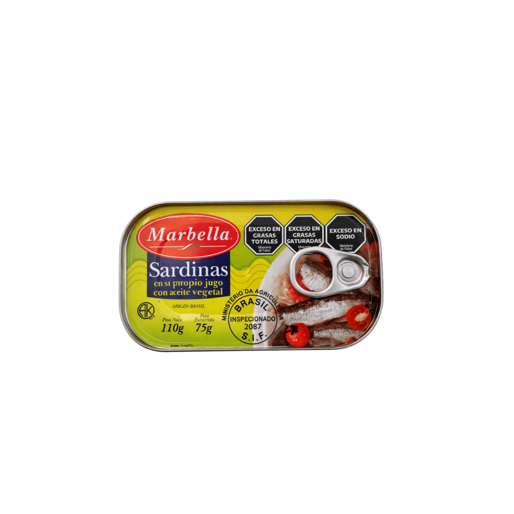 SARDINAS EN ACEITE VEGETAL *110G MARBELLA