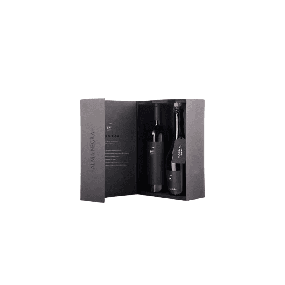 ESTUCHE 1 ESPUMANTE *750ML + 1 TINTO *750ML  ALMANEGRA 
