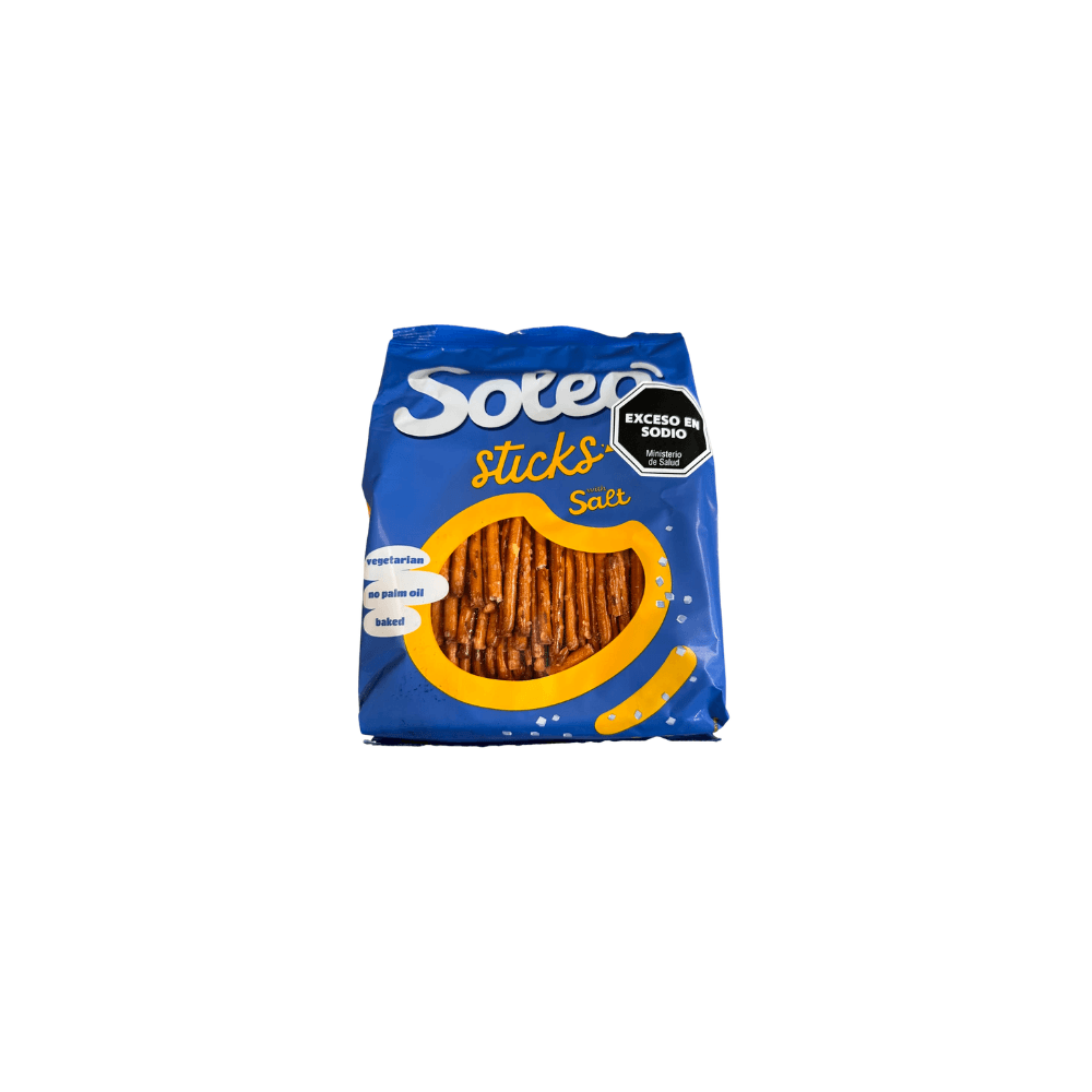 PALITOS CON SAL STICKS CLASICOS CON SAL *250GR  SOLEO