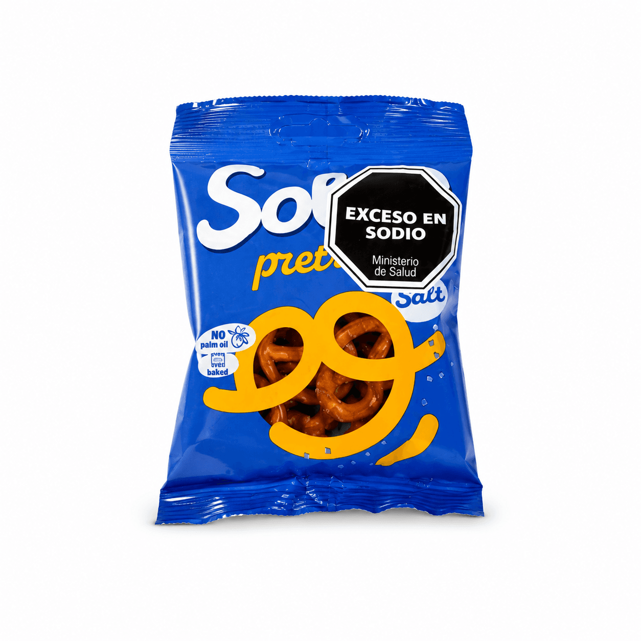 PRETZEL CLASICOS CON SAL *35GR  SOLEO