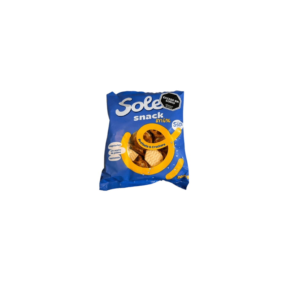 SNACK MIX CON SAL *200GR  SOLEO