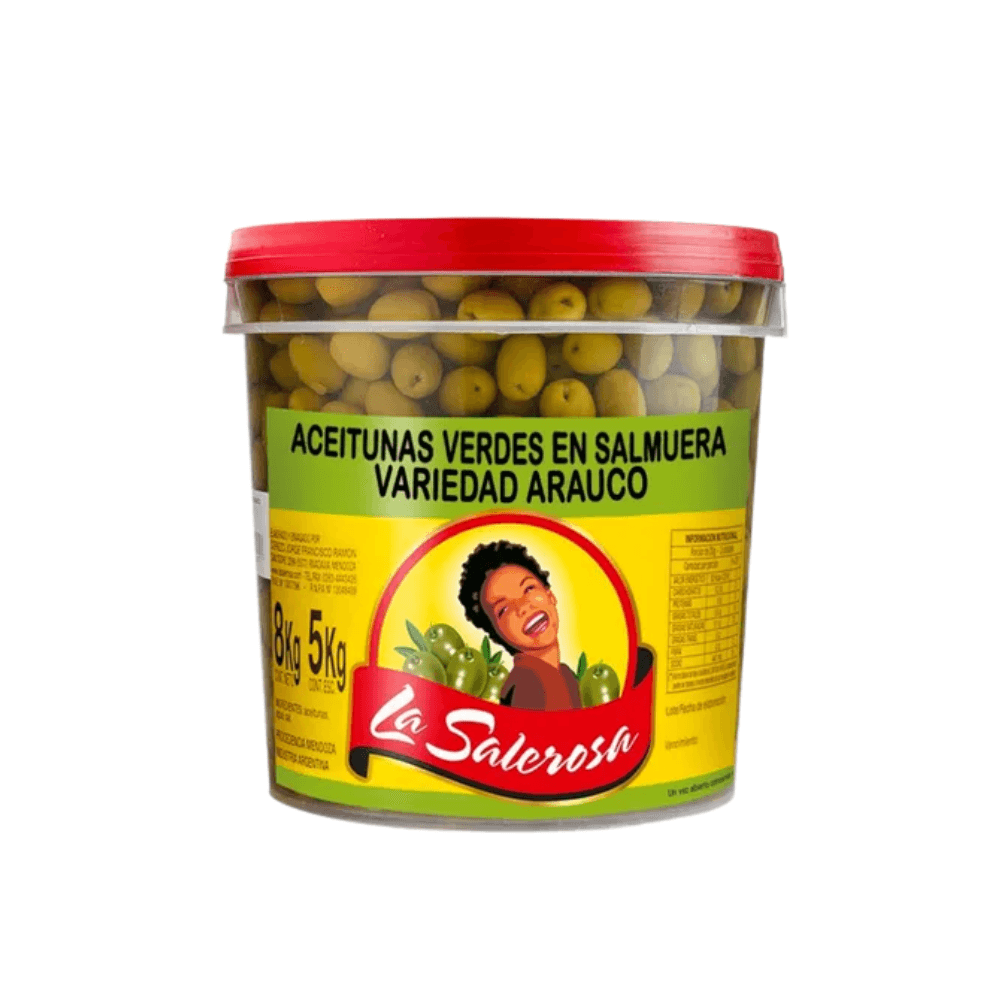 ACEITUNAS VERDES ARAUCO N° 1 *5KG LA SALEROSA