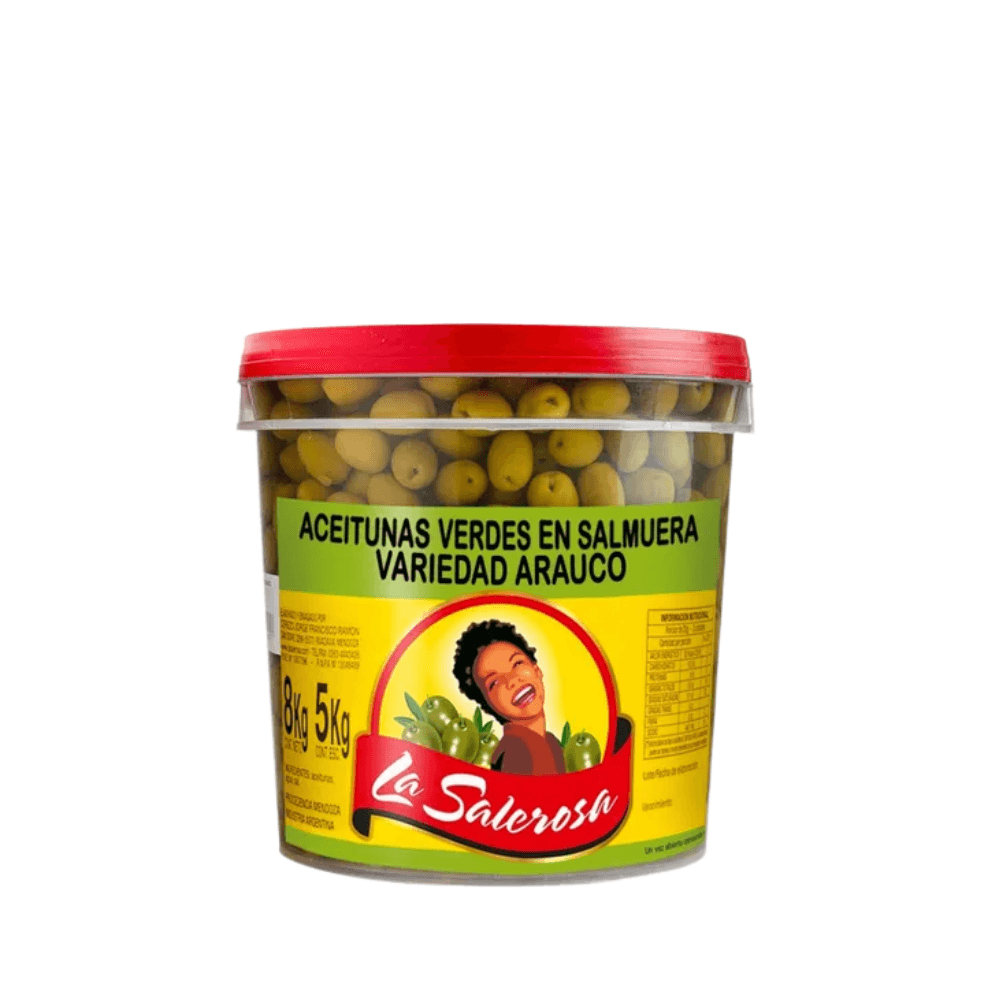 ACEITUNAS VERDES ARAUCO N° 000 *5KG LA SALEROSA