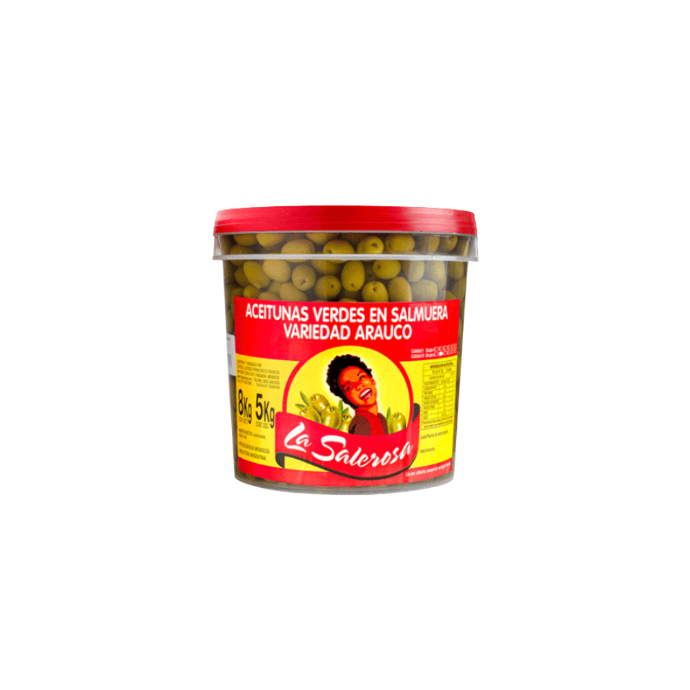 ACEITUNAS VERDES ARAUCO N° 0 *5KG LA SALEROSA