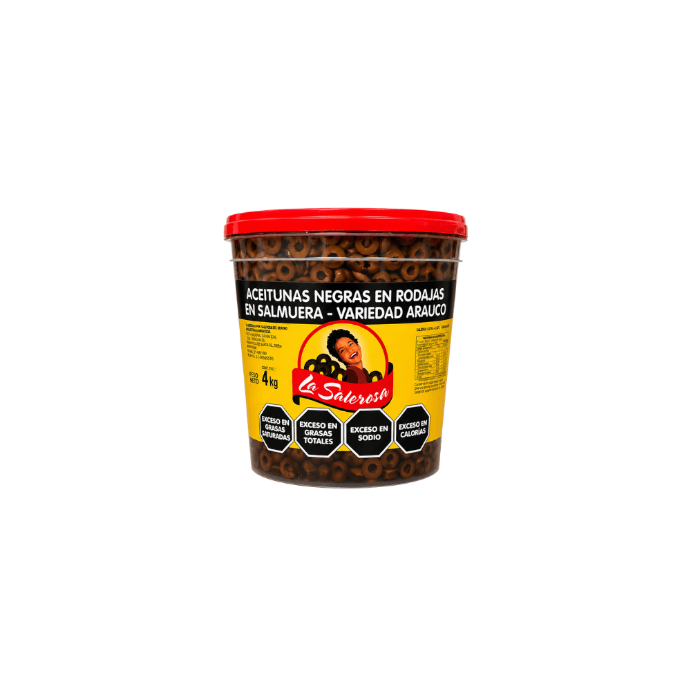 ACEITUNAS NEGRAS RODAJAS *4KG LA SALEROSA