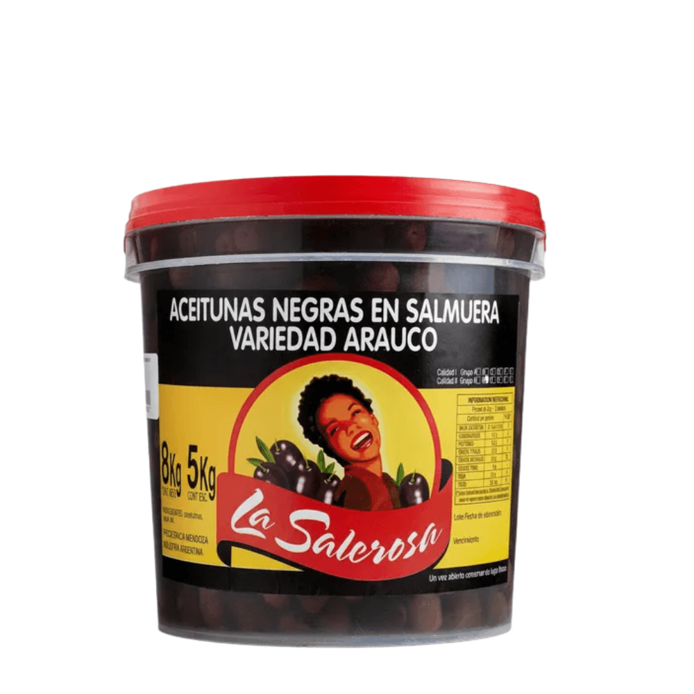 ACEITUNAS NEGRAS N° 000 *5KG LA SALEROSA
