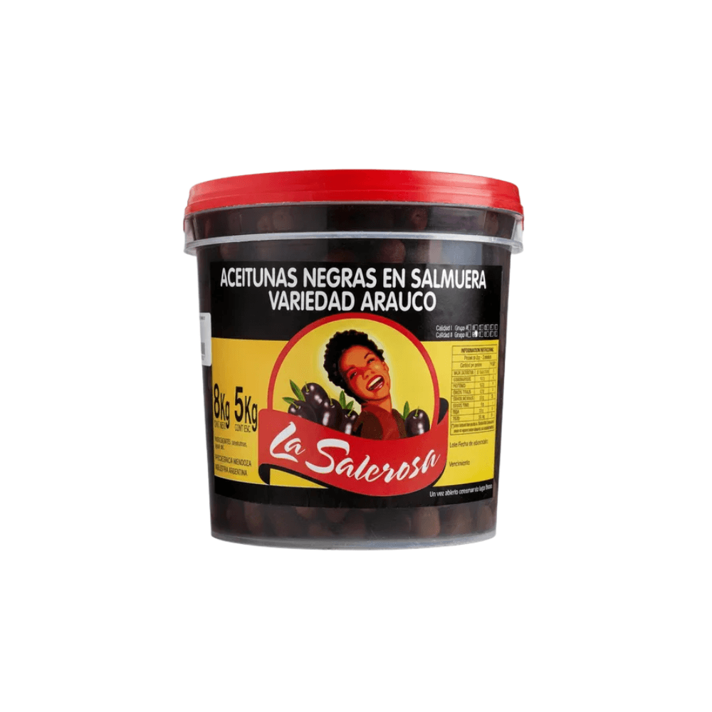 ACEITUNAS NEGRAS N° 00 *5KG LA SALEROSA
