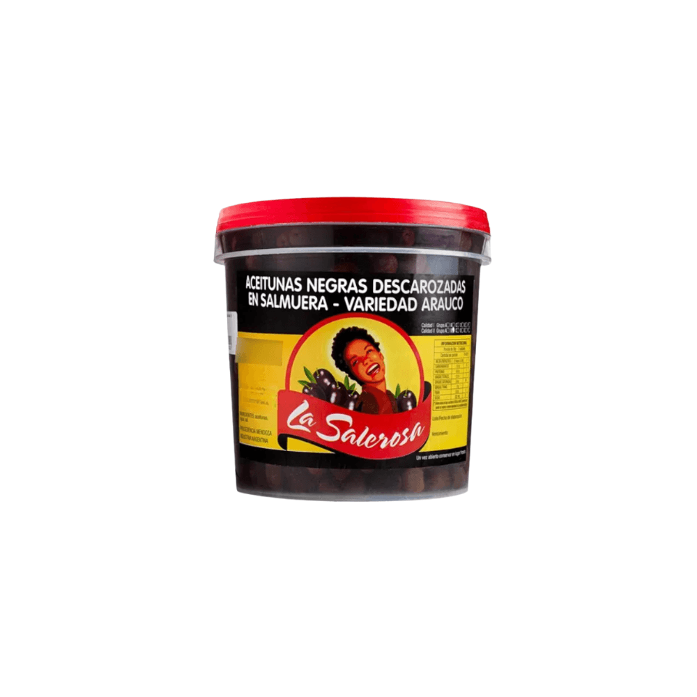 ACEITUNAS NEGRAS DESCAROZADA N° 1 *4KG LA SALEROSA