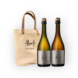 Espumante Alma 4 Estuche Tela X 2 Bot *750ml
