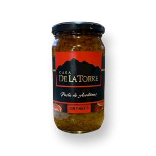 Pasta De Aceitunas Verdes Con Pimiento *300g Casa De La Torre