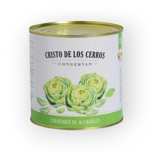 Alcauciles Al Natural *2500g Lata Cristo